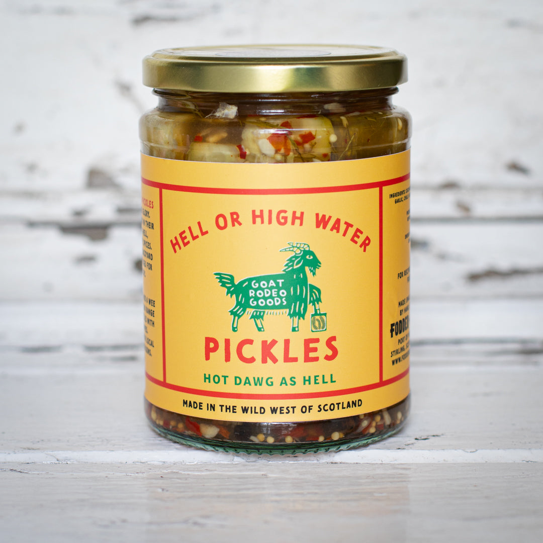 Goat Rodeo Goods Hell or High Water Cucumber Pickles