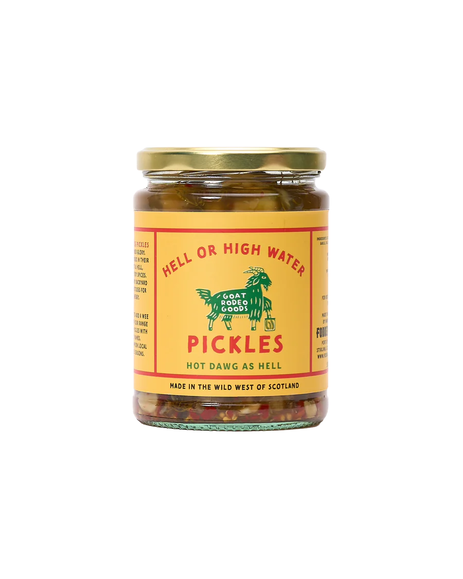 Hell or High Water Cucumber Hot Dog Pickles