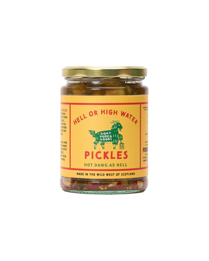 Hell or High Water Cucumber Hot Dog Pickles